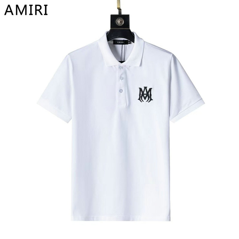 Wholesale Cheap High quality Amiri Short Sleeve Lapel T Shirts for Sale
