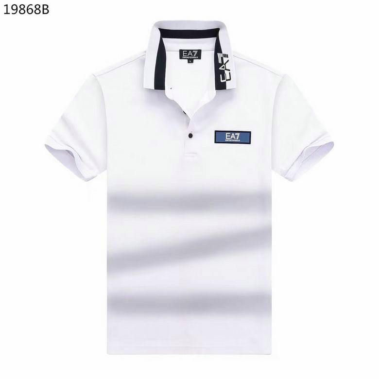 Wholesale Cheap Armani Short Sleeve Lapel T Shirts for Sale