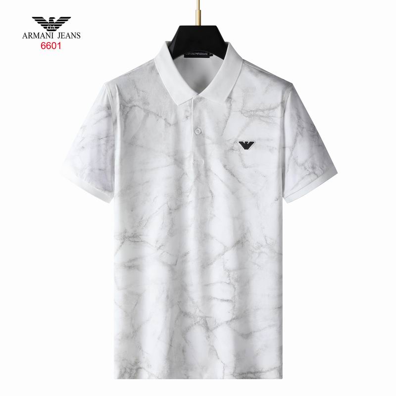 Wholesale High-quality Cheap Armani Short Sleeve Lapel Replica Designer T Shirts for sale