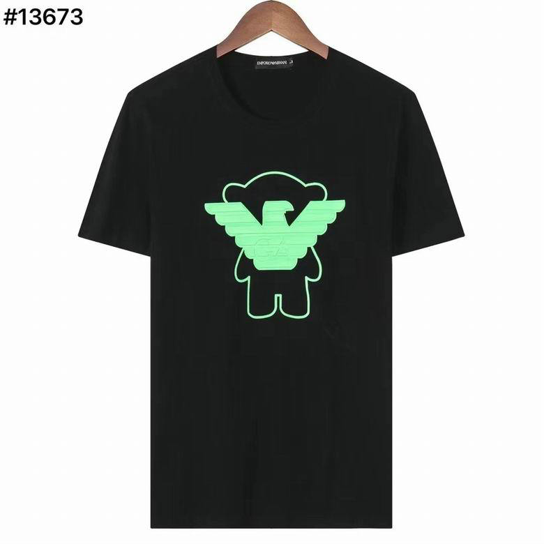 Wholesale Cheap A rmani Short Round Collar T Shirts for Sale