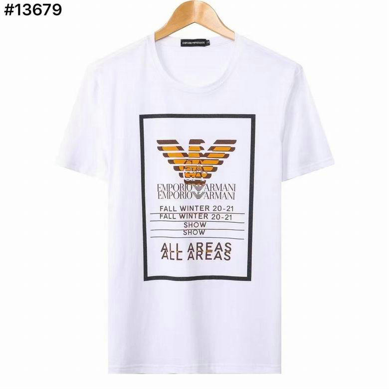 Wholesale Cheap A rmani Short Round Collar T Shirts for Sale