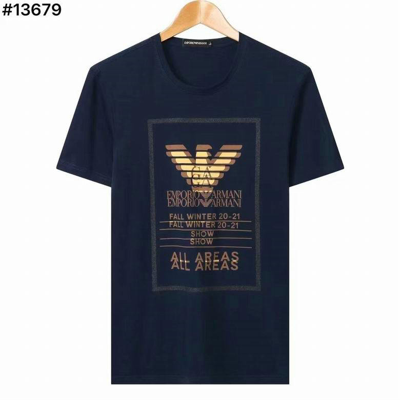 Wholesale Cheap A rmani Short Round Collar T Shirts for Sale