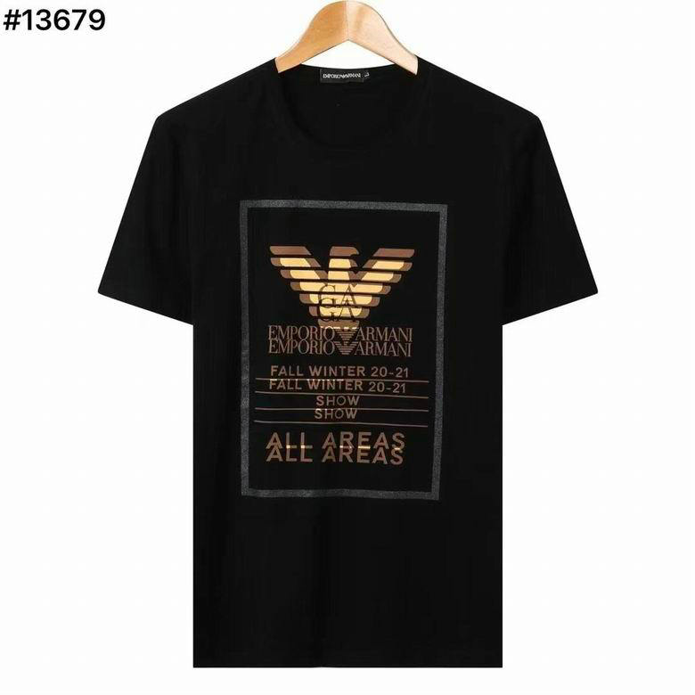 Wholesale Cheap A rmani Short Round Collar T Shirts for Sale