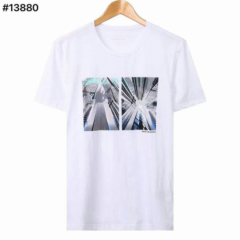 Wholesale Cheap A rmani Short Round Collar T Shirts for Sale