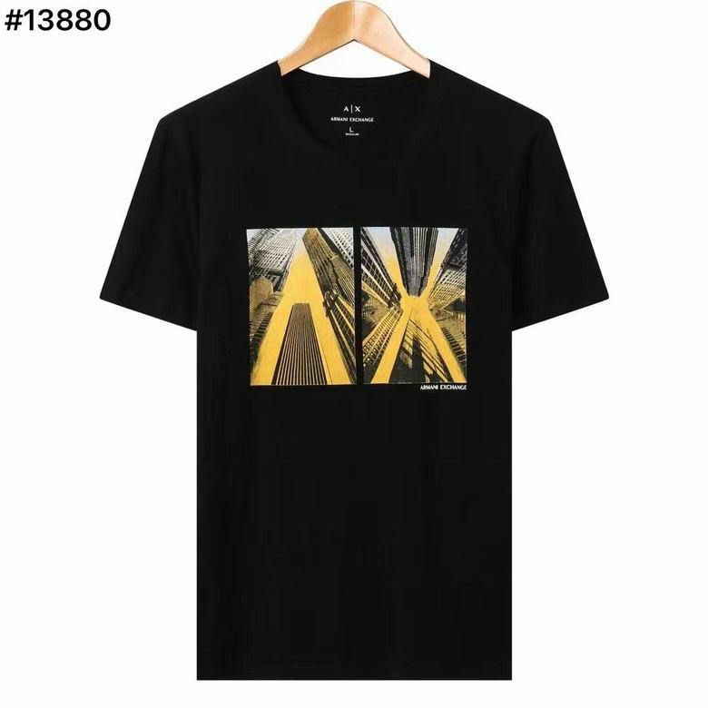 Wholesale Cheap A rmani Short Round Collar T Shirts for Sale