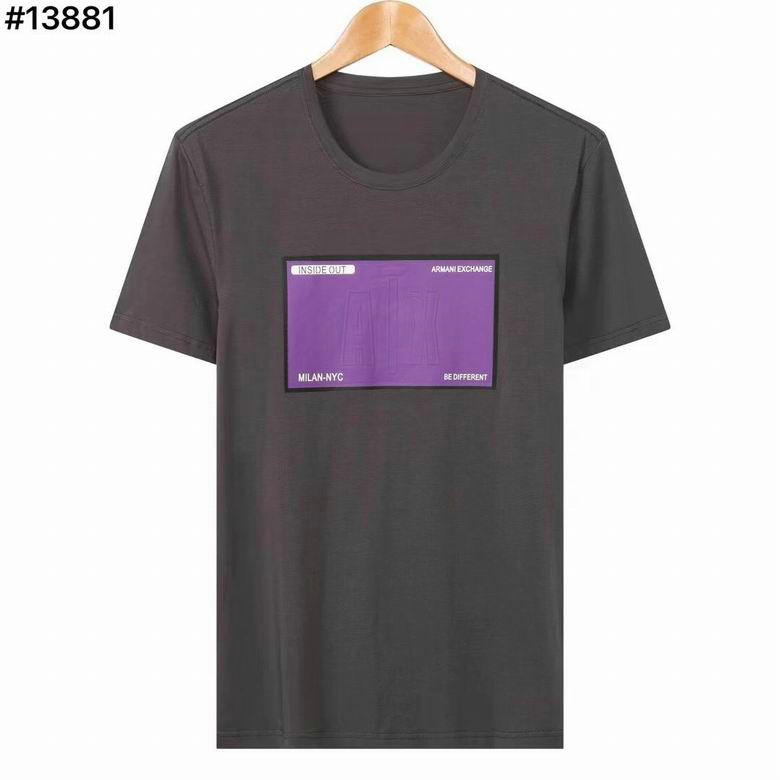 Wholesale Cheap A rmani Short Round Collar T Shirts for Sale