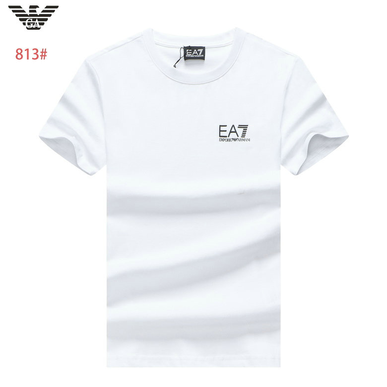 Wholesale Cheap A rmani Short Round Collar T Shirts for Sale