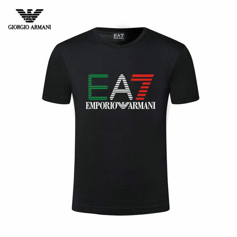 Wholesale Cheap A rmani Short Round Collar T Shirts for Sale