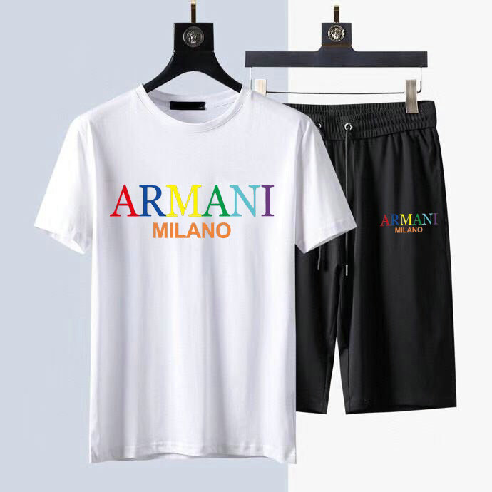 Wholesale Cheap Armani Short Sleeve Tracksuits for Sale