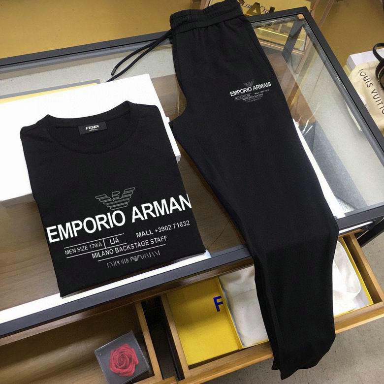 Wholesale Cheap Armani Short Sleeve Tracksuits for Sale