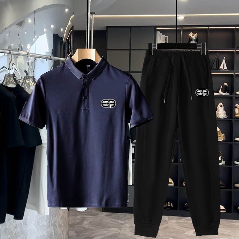 Wholesale Cheap A rmani Short Sleeve Replica Tracksuits for Sale