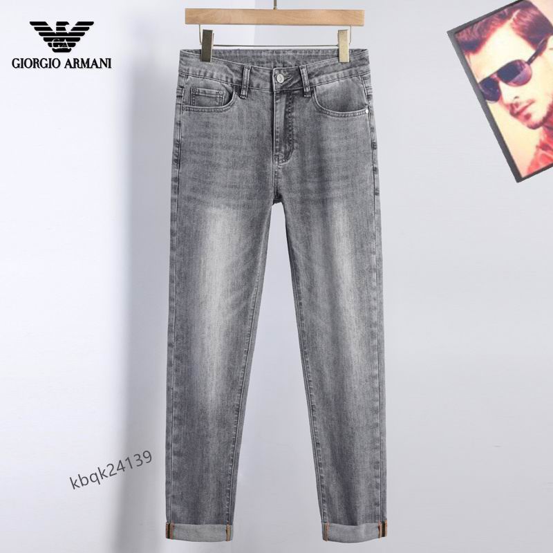 Wholesale Cheap A rmani Mens Long Jeans for Sale