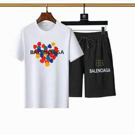 Wholesale Cheap Balenciaga Short Sleeve Tracksuit mens for Sale