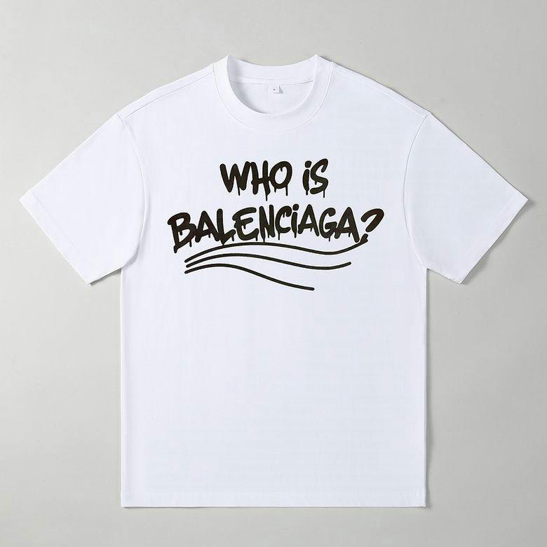 Wholesale Cheap B alenciaga Short Sleeve T-Shirts for Sale