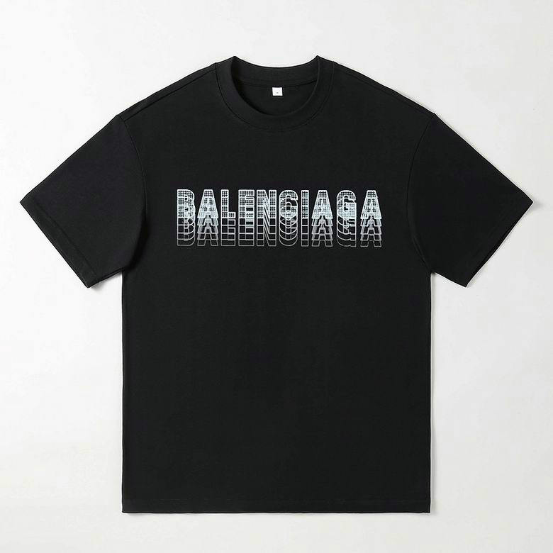 Wholesale Cheap B alenciaga Short Sleeve T shirts for Sale