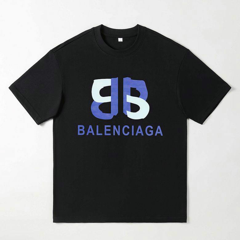 Wholesale Cheap B alenciaga Short Sleeve T shirts for Sale