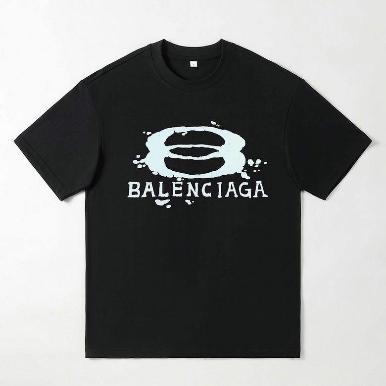 Wholesale Cheap B alenciaga Short Sleeve T shirts for Sale