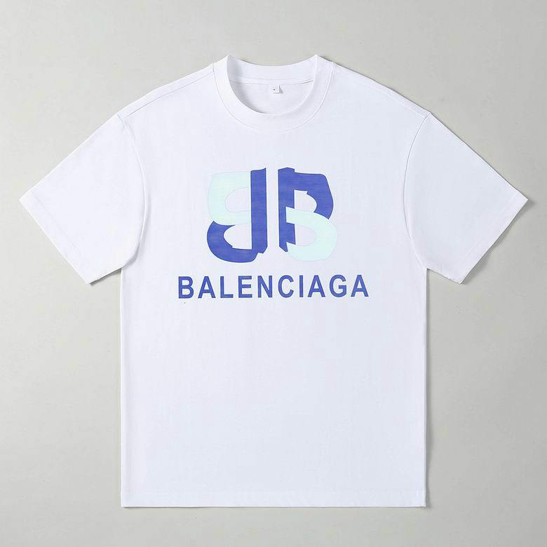 Wholesale Cheap B alenciaga Short Sleeve T shirts for Sale