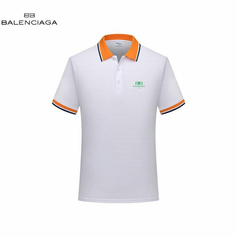 Wholesale Cheap B alenciaga Short Sleeve Lapel T shirts for Sale