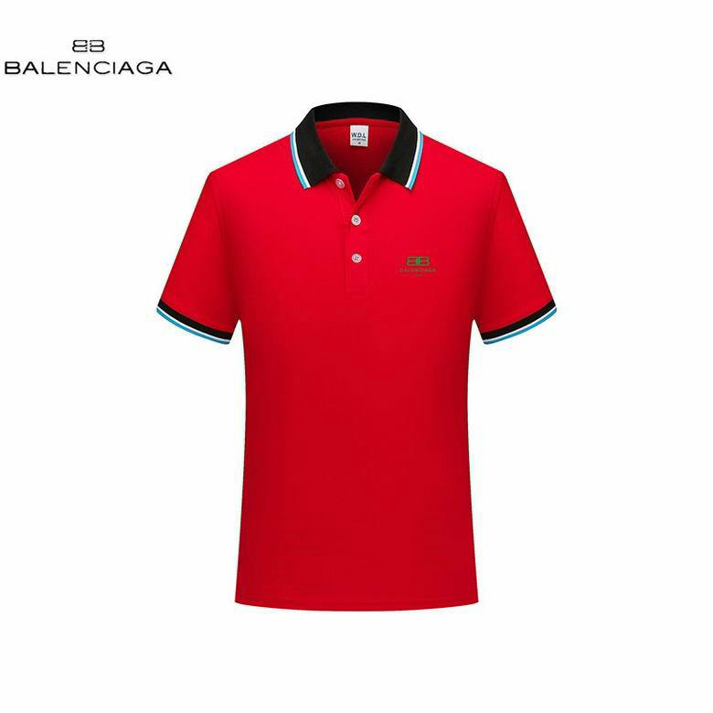 Wholesale Cheap B alenciaga Short Sleeve Lapel T shirts for Sale