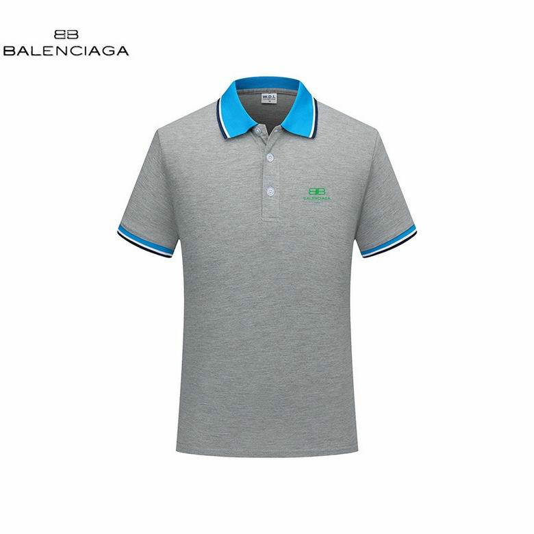 Wholesale Cheap B alenciaga Short Sleeve Lapel T shirts for Sale