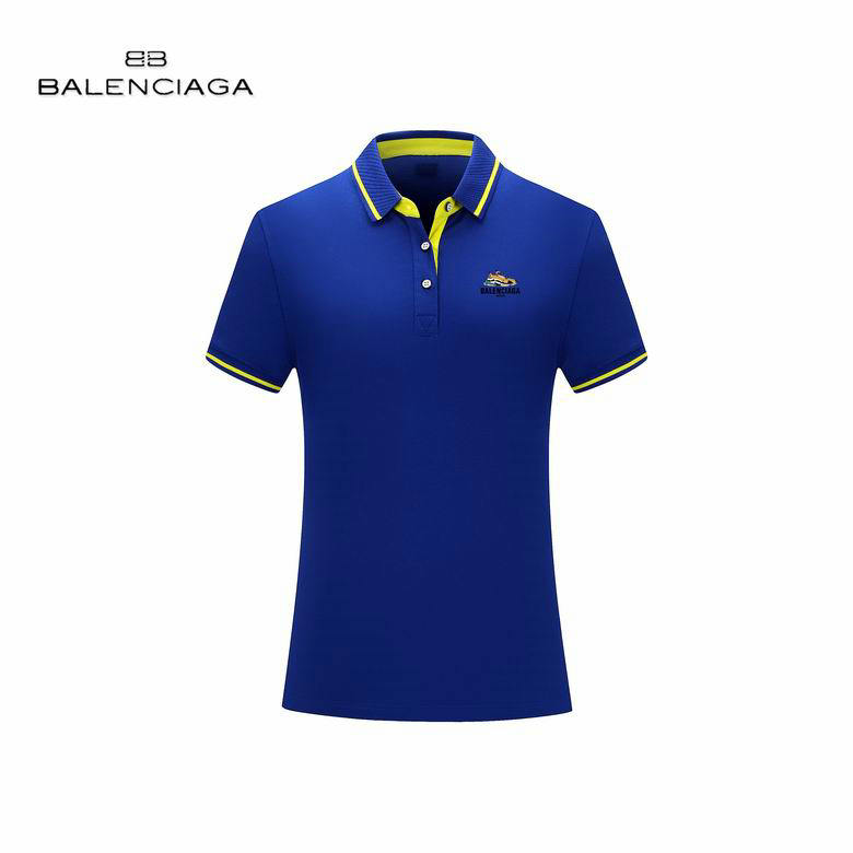 Wholesale Cheap B alenciaga Short Sleeve Lapel T shirts for Sale