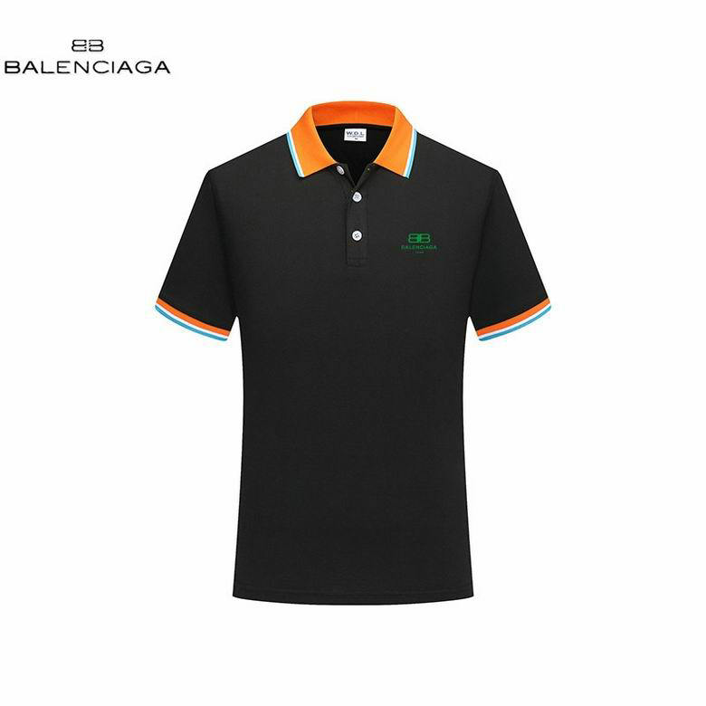 Wholesale Cheap B alenciaga Short Sleeve Lapel T shirts for Sale