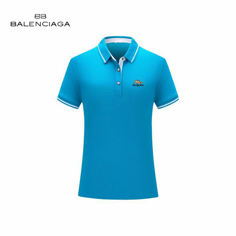Wholesale Cheap B alenciaga Short Sleeve Lapel T shirts for Sale