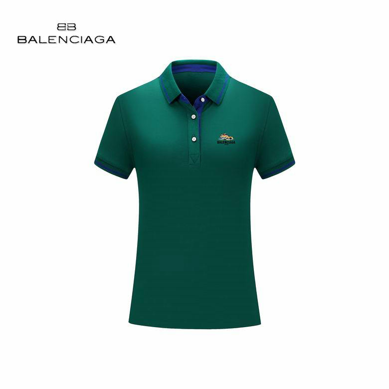 Wholesale Cheap B alenciaga Short Sleeve Lapel T shirts for Sale