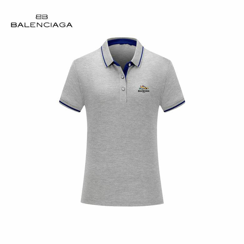 Wholesale Cheap B alenciaga Short Sleeve Lapel T shirts for Sale