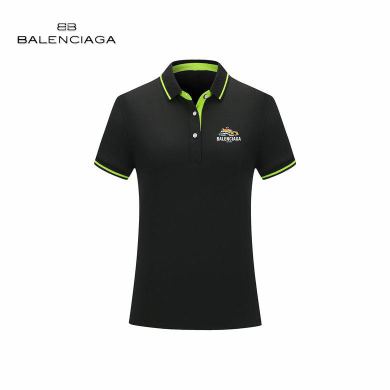 Wholesale Cheap B alenciaga Short Sleeve Lapel T shirts for Sale