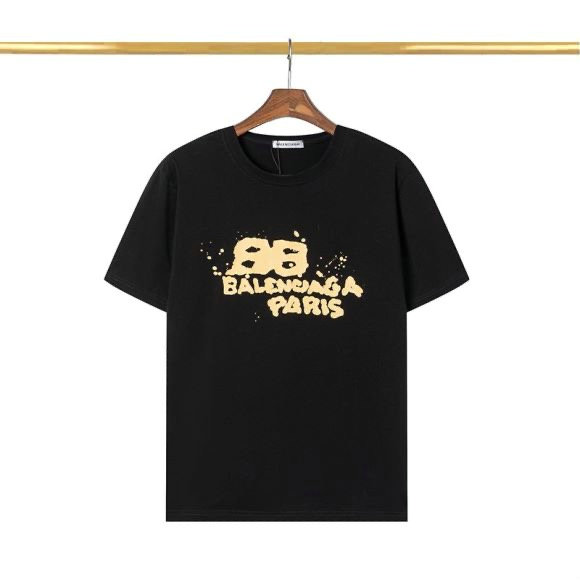 Wholesale Cheap B alenciaga Designer Short Sleeve T shirts for Sale