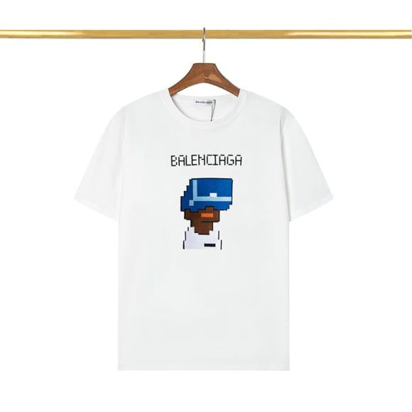 Wholesale Cheap B alenciaga Designer Short Sleeve T shirts for Sale