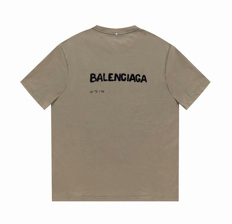 Wholesale Cheap B alenciaga Short Sleeve T-Shirts for Sale