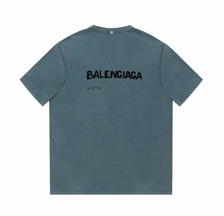 Wholesale Cheap B alenciaga Short Sleeve T-Shirts for Sale
