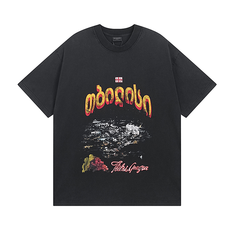 Wholesale Cheap B.alenciaga Replica Designer T shirts for Sale