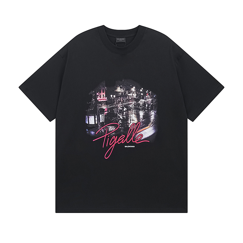 Wholesale Cheap B.alenciaga Replica Designer T shirts for Sale