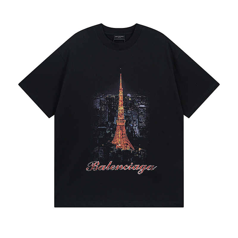 Wholesale Cheap B.alenciaga Replica Designer T shirts for Sale