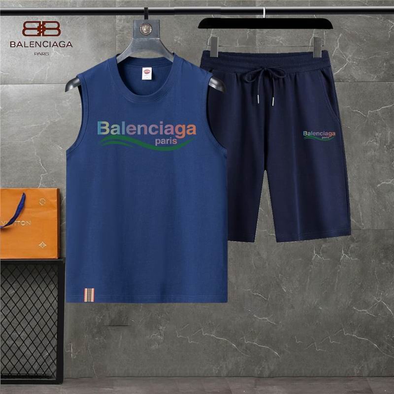 Wholesale Cheap B.alenciaga Short Tracksuits for Sale