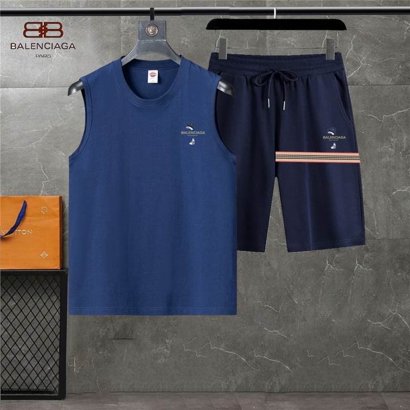 Wholesale Cheap B.alenciaga Short Tracksuits for Sale