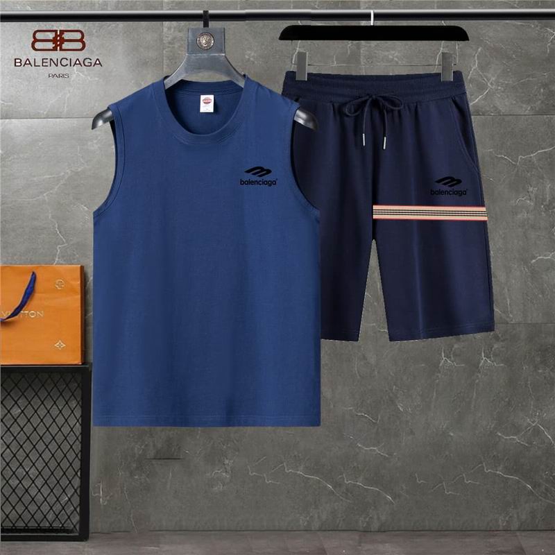 Wholesale Cheap B.alenciaga Short Tracksuits for Sale