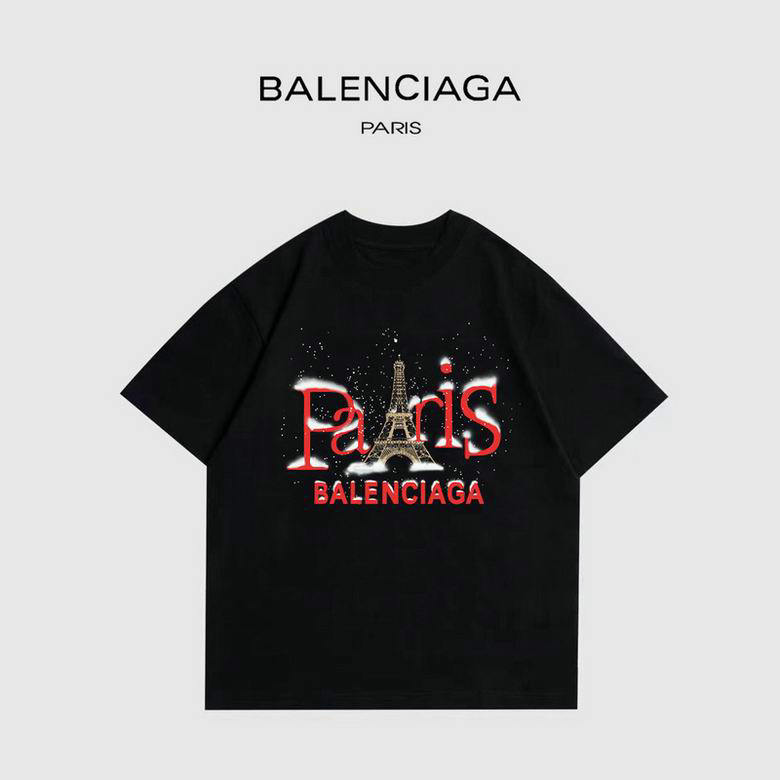 Wholesale Cheap B alenciaga Short Sleeve T-Shirts for Sale