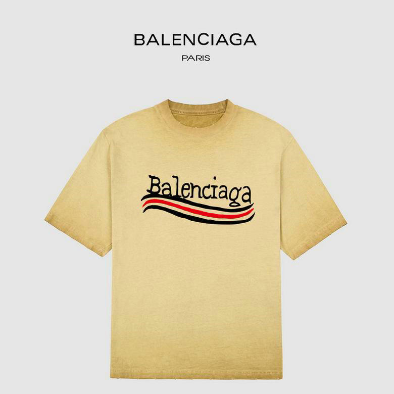 Wholesale Cheap B alenciaga Short Sleeve T-Shirts for Sale