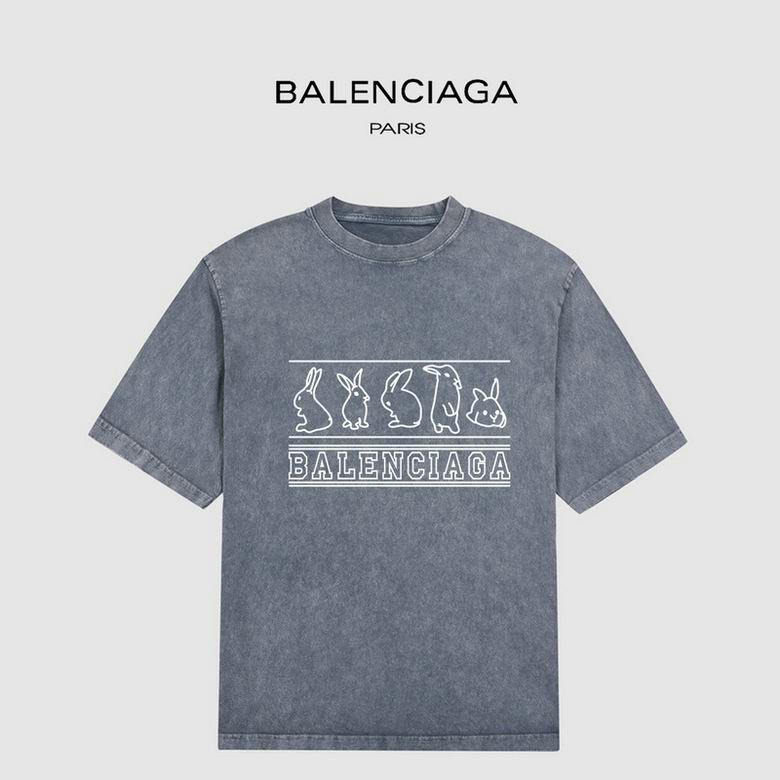 Wholesale Cheap B alenciaga Short Sleeve T-Shirts for Sale
