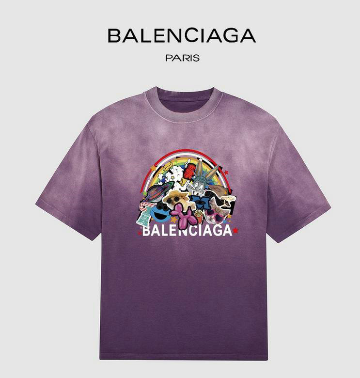 Wholesale Cheap B alenciaga Short Sleeve T-Shirts for Sale