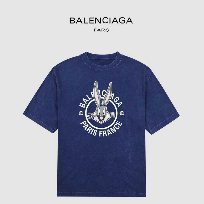 Wholesale Cheap B alenciaga Short Sleeve T-Shirts for Sale
