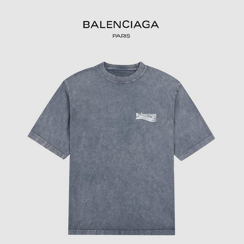 Wholesale Cheap B alenciaga Short Sleeve T-Shirts for Sale