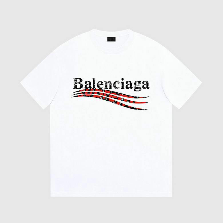 Wholesale Cheap B alenciaga Short Sleeve T-Shirts for Sale