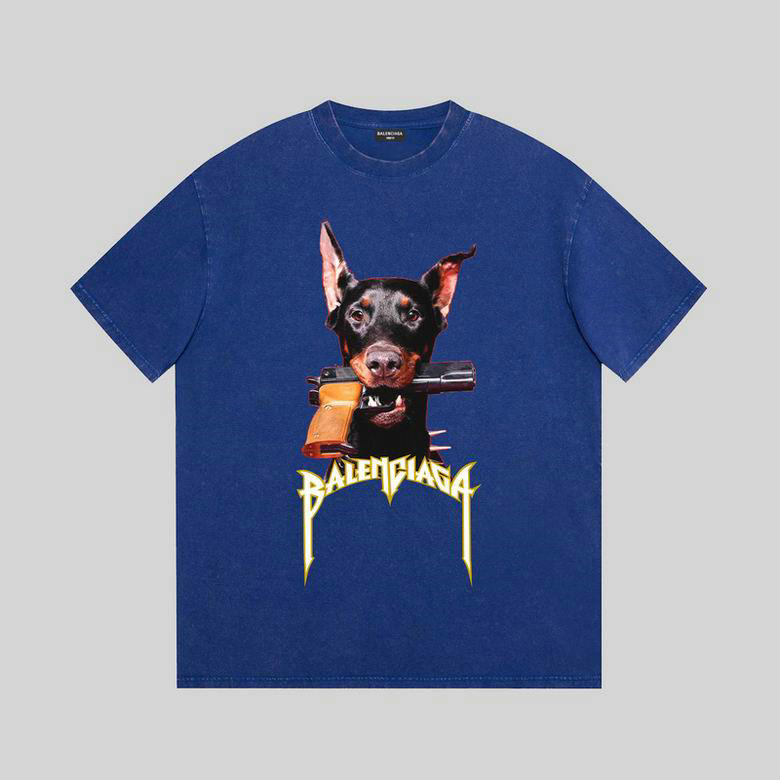 Wholesale Cheap B alenciaga Short Sleeve T-Shirts for Sale