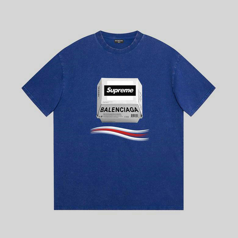 Wholesale Cheap B alenciaga Short Sleeve T-Shirts for Sale